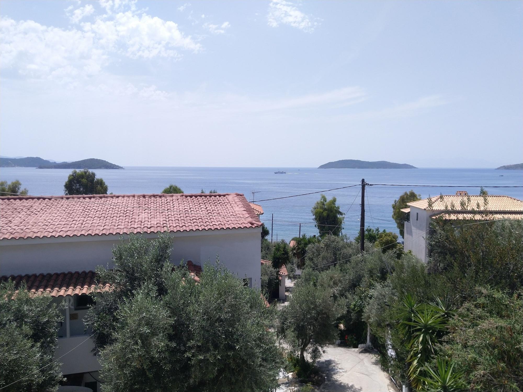 Amaranthos Skiathos View شاطئ ميغالي أموس المظهر الخارجي الصورة